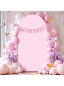 Arch Backdrop Cover,Spandex Fitted Wedding Arch Stand Covers Round Top Chiara Arch Covers Stretchy Backdrop For Birthday Party Ceremony Banquet Decoration - Multicolor - View 10