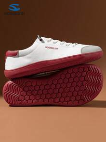 HOBIBEAR Wide-Toe-Box Barefoot Shoes For Men Women Minimalist Breathable Comfortable Trail Running Walking Shoes Mother's Day Gift (Suggestion :Buy One Size Larger) - White and Red - View 2