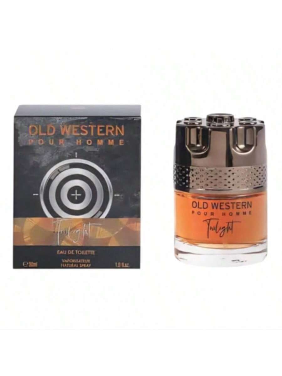 Old Western Twilight Eau de Toilette Pour Homme 100ml - Estilo del Viejo Oeste, Fragancia Masculina con Carácter Oscuro 