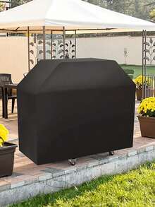 1pc BBQ Grill Barbeque Cover, Anti-Dust Waterproof Heavy Duty Charbroil BBQ Cover, Outdoor Rain Protective Barbecue Cover - Multicolor - View 6