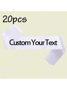 LICVIC Customized Birthday Sashes With Text, Personalized Sashes, Bachelor/Bachelorette Party Sashes, Birthday Queen Sashes, Retirement Sashes, Ribbon Belts. - Style a - View 18