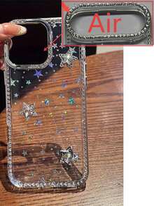 1 funda de teléfono eleganteNo incluye cordón ni soporte. StarElementFashionPhoneCasesStarPattern1 piezaFantasy StoneFramedPhoneCase,ScreenLaserStarTransparentPhoneCase,CompatibleWithiPhone11/12/13/14/15/16/16ProfessionalMax,TransparentHardProtectiveCoverPremiumTextureCompatibleWithiPhone17/17Pro/17ProfessionalMax/,BirthdayGiftParty - Borrar 2 - Ver 7
