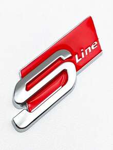 3D Metal S Line Logo Design Sticker, Fashion Car Decal With Badge And Logo, Fit For Audi S Line A1 A3 A4 A5 A7 Q2 Q5 Q7 TT SQ5 SQ7 B6 B7 - Multicolor - View 9