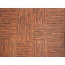 - Alfombrilla de espuma EVA entrelazada, de madera oscura 12 azulejos, 12 pies cuadrados, antideslizante, amortiguador de sonido - Negro - Ver 7