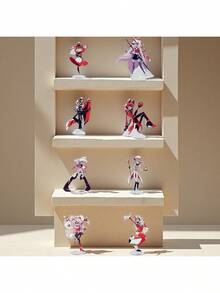 1pc Anime Acrylic Stand Model Board - Dynamic Character Poses, Desktop Decoration, Ideal Gift For Game Fans, Anime Lovers, Bright Anime Style Decoration, Perfect Gift For Friends And Anime Fans, Anime Accessories, Friendship Gifts, Playful Design, Animation Character Craft, Colorful Design, DIY Office Decoration, Modern Style