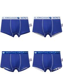 4pcs Young Boy Underwear Breathable Cartoon Diver Printed Shorts - Multicolor - View 2