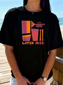 Women T-Shirts - Black - View 1