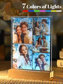 A Custom Spotify Decorated Plaque Personalized Gift, Custom Photo, Custom Gift, Him, Her, Custom Picture Frame, Boyfriend, Girlfriend, Couple, Wife, Women, Father's Day, Mother's Day On Anniversary Birthdays - Large Rectangular Stand 1-5 Diagrams + - View 11