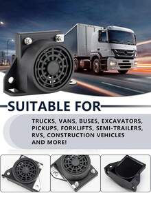 Reverse Alarm, DC 12V-24V Alarm Buzzer, Professional Reverse Ringtone, Suitable For Reversing Reminders Of Cars, Trucks, And Heavy Vehicles