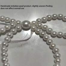 12pcs Pearl Bow Christmas Decorations, White Bow Christmas Tree Topper, Christmas Hanging Ornaments And Pendants, Wedding Bride Gift, Baby Shower Gift, Birthday Decor - Multicolor - View 7