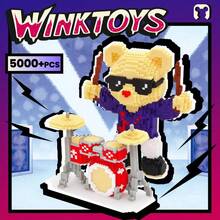 Bear Building Block,Winktoys Building Block, Bear Toys,Birthday,Festival,Building Sets,Educational Building Blocks,Decoration,Cool,Brick,Family Bonding,, - Jinx Bear - View 7