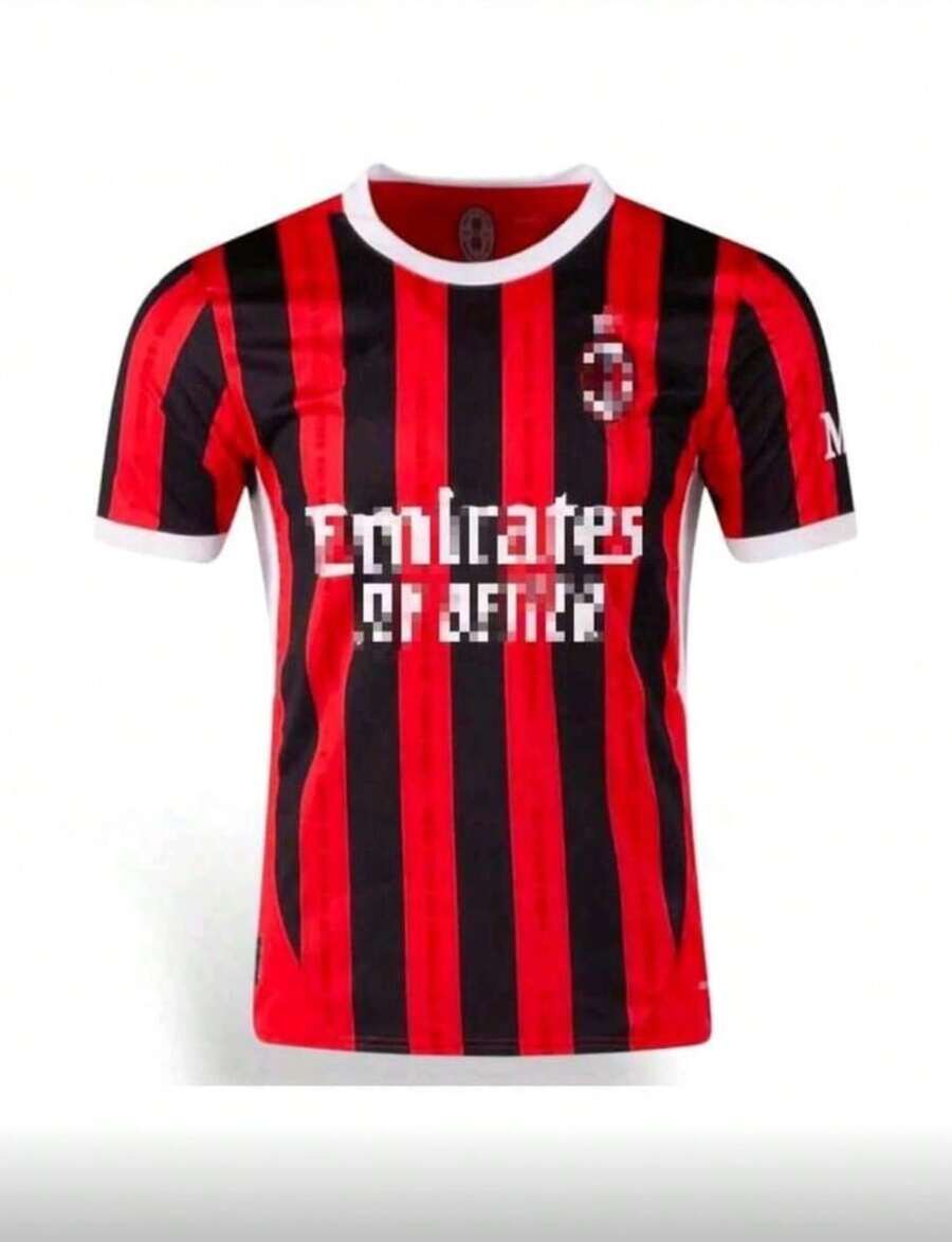 Milan Red Jersey 2025 - Red and Black - View 1