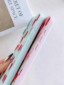 1pc Cute Cartoon Cherry Bow Pattern Phone Case Compatible With IPhone 17/16/11/12/13/14/15/15pro/15 Plus/15 Promax/7plus/8plus/X/Xs Max/Xr/11pro/12pro/13pro/14pro/12mini/13mini/11promax/12promax/13promax/14promax/14plus/6/6s/6plus/7/8/16Pro/16plus/17promax/17Pro/17plus/17promax/Se&Compatible With Samsung Galaxy Galaxy/A54/A14/A12/A13/A15/A32/A33/A24/A52S/S20/S21/S22/S23/S24/S23Plus/S24ultra Waterproof Shockproof Anti-Fall Scratch ResistantFOR-YOUR-BELOVED-PHONE Fashionable - 款式2(1PC) - 查看 4