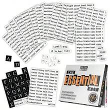 HAWTThe Essential Kit Of Word Magnets - Everything Needed For Fun Fridge Poetry - 797 Magnetic Words Compatible With Most Other Kits - Experience The Fun Of Creative Word Play And Self Expression - White - View 1