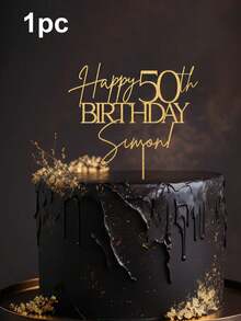 1/3/5 piezas Decoración para pastel de boda, Decoración personalizada para pastel, Decoración rústica para pastel de boda, Decoración personalizada Sr. y Sra. para pastel, Decoración para pastel de boda, Boda dorada, Diseño elegante - Multicolor - Ver 13