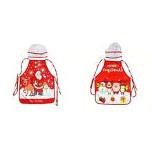2PCS Christmas Apron Chef Costume & Baking Set – Funny Santa Claus Cooking Aprons For Adults & Kids, Hat, Cooking Tools, Adjustable Kitchen Chef Apron For Baking, BBQ, Cleaning, Xmas Party & Holiday Gifts - Multicolor - View 16