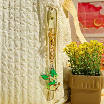 pocket monsters 1个/9个宝可梦伊布家族钥匙扣，精致可爱，时尚百搭，耐用精美亚克力钥匙扣