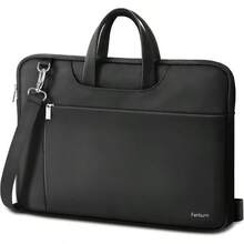 New Ferkurn Laptop Case Bag 17 17.3 Inch Women Men Computer Sleeve With Shoulder Strap Compatible With HP Envy Pavilion/ Inspiron//Vivobook/MSI/AcerWaterproof Briefcase With Handle Black - 17吋 - 查看 2