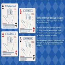 1 Deck Palm Print Fortune Telling Playing Cards, Unique Palm Design, High-Quality Card Paper, Easily Initiate Conversations, Adult Party Game, Social Gathering Entertainment, Casual Card Game, Mysterious Divination Cards, Durable - Multicolor - View 3