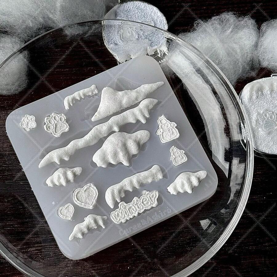 Accessoires de moule de coulée de résine, moule en silicone pour liquide de résine, moule en silicone pour porte-clés en résine, moule en résine - Silicone - Voir 1