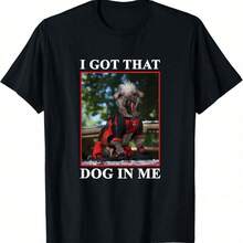 Deadpool & Wolverine Dogpool I Got That Dog In Me T-Shirt - Negro - Ver 1