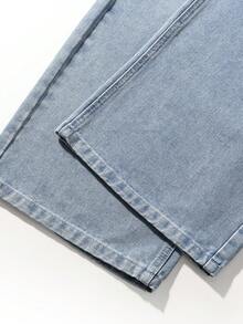 Quần jeans nam dáng suông rộng, chất liệu wash, hiệu HEHCN. - Rửa nhẹ - Xem 6