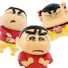 Miniso Crayon Shin-Chan Mystery Box - Weird & Funny Shin-Chan Figure Blind Box, Cute Anime Collectible Toy - Multicolor - View 6