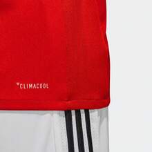 Camiseta de fútbol de manga corta con cuello redondo y estampado de la serie de fútbol Adidas, versión para el hogar/aficionados, unisex - Rojo - Ver 3