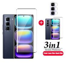 2PCS For Infinix Hot 50 Pro Plus Tempered Glass Transparent Film For Infinix Hot 50 Pro+ Full Cover Screen Protector + Lens Film Screen Protection Essentials, Applicable To Daily Shield, Office, Home Daily Shield Office Home Phone Screen Protector Phone Accessories Waterproof Shockproof Anti-Fall Scratch Resistant - Clear - View 2