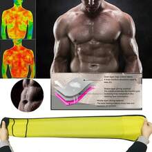 Unisex Fitness Abdominal Support Belt, Sweat-Absorbent Sports Waist Belt, Suitable For Core Strength Training, Yoga And Gym Use, Non-Slip Sports Abdominal Support Belt - Black - View 10