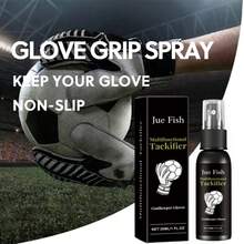 JUE FISH Jue-Fish Goalkeeper Gloves Grip Spray - Glove Adhesive Spray To Increase Tackiness And Grip Strength (Random Delivery Of New And Old Versions)