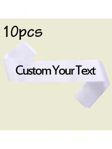 LICVIC Customized Birthday Sashes With Text, Personalized Sashes, Bachelor/Bachelorette Party Sashes, Birthday Queen Sashes, Retirement Sashes, Ribbon Belts. - Style a - View 24