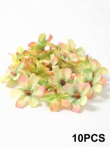 10/30pcs Artificial Flower Heads, 1.57in Mini Simulation Cherry Plum Blossom & Daisy Flower, For DIY Crafts, Wreaths, Photo Frame Decor, Home Decoration, Wedding, Party Decoration, Perfect For Valentine's Day, Thanksgiving, Mother's Day - Multicolor - View 35