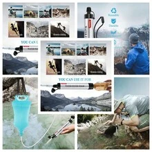 2 Pack Timain 4-Stage Filtration,High Flow Rate Straw,Purifier Survival Emergency Kits,Travel,Camping, Hiking,Fishing,Hunting (2) - 2 - View 8