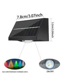2/4/8pcs Outdoor Wall Lights, Solar Lights, Underwater Lights, Underwater Lights With RGB Color Changing Mode. They Can Be Used For Holiday Decoration, Creating A More Charming And Romantic Atmosphere. - Color Light - View 9