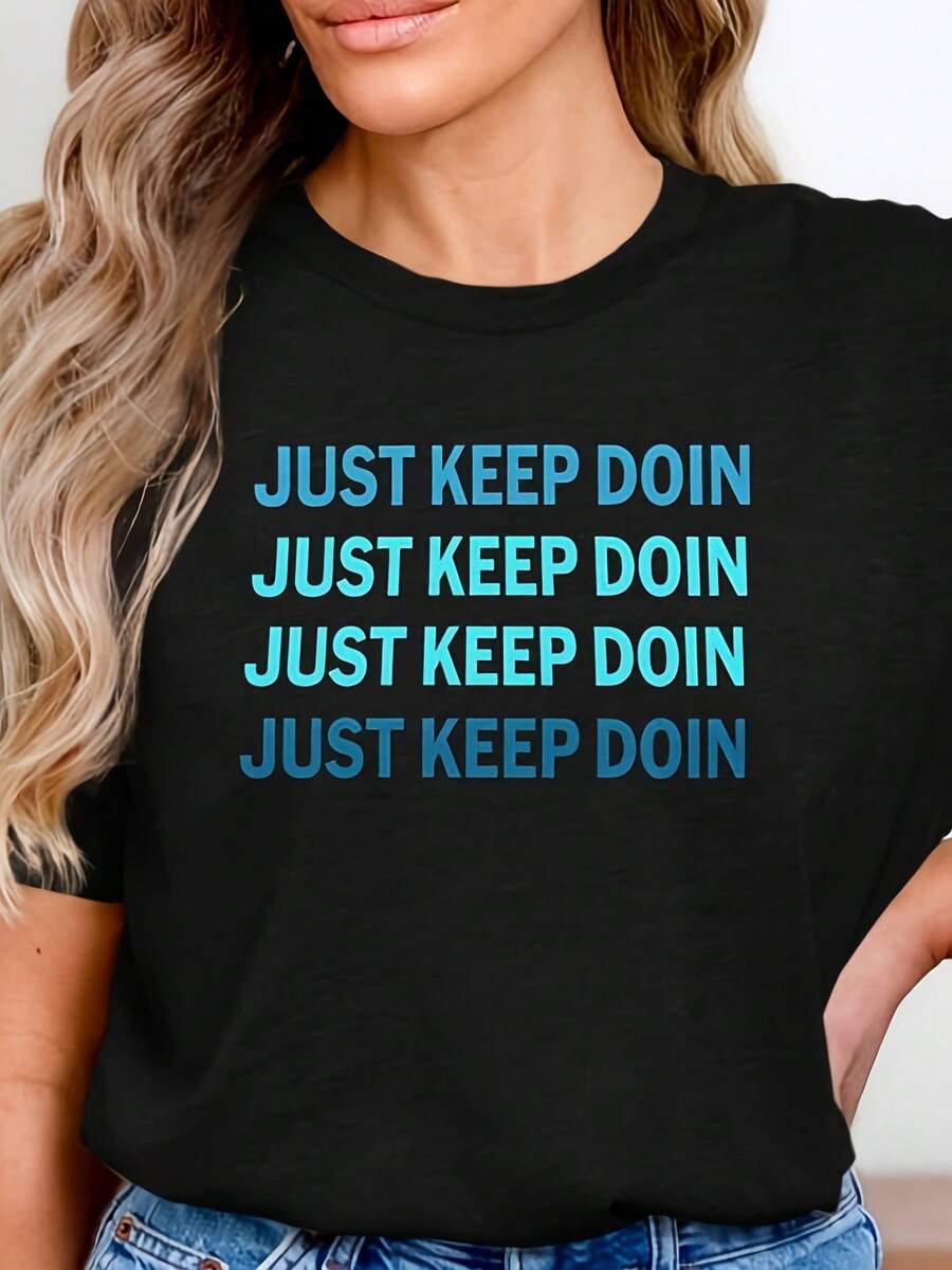 Camiseta "Sigue adelante", sudadera motivacional para hombre y mujer, sudadera inspiradora, prenda energética, idea de regalo inspiradora - Negro 3 - Ver 1