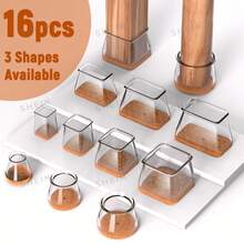 حماية أرضية للكراسي المربعة، وسادات أثاث من السيليكون لحماية أرضيات الخشب الصلب، أغطية للأرجل الكراسي، حماية أرضية للكراسي المستطيلة، أغطية صامتة لأرجل الكراسي تحمي الأرضيات والأرجل من الخدوش، مثالية للمطاعم والفنادق والمقاهي (بني)