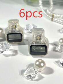 Transparent Crystal Rhinestone Finger Ring Counter, Portable Digital Mantra Counter, Highly Attractive Hand Press Tally Counter - Multicolor - View 15