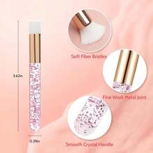 AuReve Lash Shampoo For Lash Extensions 60 Ml/2fl.Oz Eyelash Extension Cleanser With Lash Fan Lash Cleaning Kit, Gentle Foaming Eyelash Shampoo With Brush And Wash Bottle For Salon Home Care Peach - MàuH - Xem 6