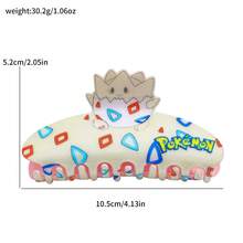 pocket monsters 1pc/4pcs Pokémon, Pikachu, And Togepi Hair Clips. These Are Stylish And Versatile Hair Accessories That Adorn Hairstyles, Making Them More Eye-Catching. They Are Sweet And Cute Hair Clips. Fashion Claw Clips Elegant Hair Claws Casual Hair Clutch Beauty Hair Jaw Clip - Multicolor - View 11