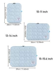 YOONI 韩版蓬松云朵软笔记本电脑保护套，可爱笔记本电脑保护壳，兼容iPad 11/13/15英寸 - 彩色 - 查看 12