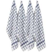 DII Basic Terry Collection - Juego de paños de Cocina sólidos para Ventanas, 12 x 12 Pulgadas, , 6 Piezas(Azul Toalla de cocina) - Multicolor - Ver 1