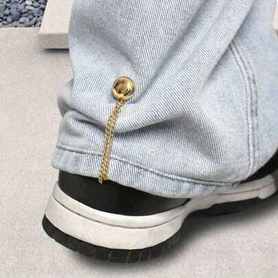 4pcs/3pcs/1pc Adjustable Magnetic Pant Clips And Cuff Clips - Durable Alloy, Detachable Hem Clips Suitable For Pants And T-Shirts, Magnetic Hem Clips To Shorten Pants Without Sewing, Powerful Magnetic Fastener Clips