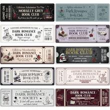 Dark Romance Bookmarks Gifts - 20 Pcs Book Club Bookmark Skeleton Flower Book Marks Gothic Romantasy Book Mark Page Marker Clip Gift For For Women Girls Romance Reader Students Teachers Bookish - Spicy - 查看 6