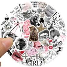 50 Piezas Pegatinas plateadas de la suerte Pegatinas estéticas Pegatinas Y2K Pegatinas del centro de la ciudad Y2K Regalos Y2K Pegatinas psicodélicas Pegatinas de los 90 Pegatinas de vinilo resistentes al agua para sobres, botellas de agua, computadoras, portátiles, teléfonos, equipaje, cuadernos, refrigeradores