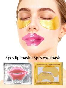 50片玫瑰唇膜眼膜护肤套装，有效改善眼袋、黑眼圈、唇纹，深层补水保湿，是送给妈妈或女性的绝佳礼物，每包6片/2片。 - 彩色 - 查看 9