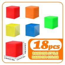 48/68/98 Stücke Magnetische Bauklötze Spielzeug, bunte Magnetfliesen, geeignet für Kinder von 3-6 Jahren, Bildungsspielzeug mit Magneten, kreative Geschenke für Jungen und Mädchen, Zufallsfarbe - Verschiedenfarbig - Übersicht 15