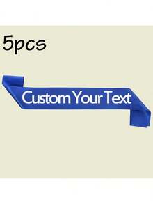LICVIC Customized Birthday Sashes With Text, Personalized Sashes, Bachelor/Bachelorette Party Sashes, Birthday Queen Sashes, Retirement Sashes, Ribbon Belts. - Style a - View 30
