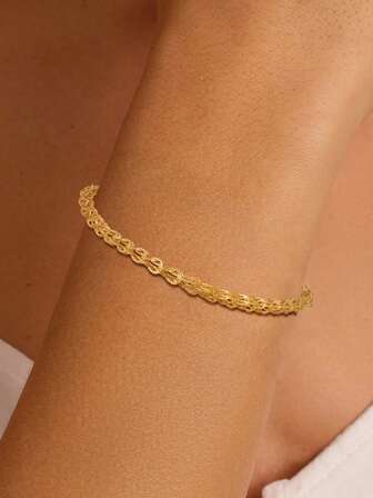 1pc 925 Sterling Silver Minimalist Fashion Personalized Tassel Bracelet, Elegant Gift For Girlfriend, Everyday Wearing For Women