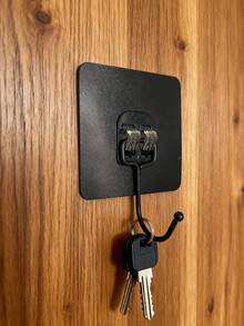 10pcs Heavy-Duty Self-Adhesive Wall Hooks - Waterproof, Multi-Functional, Suitable For Coats, Towels, Keys, Etc. - Easy To Use In Bathrooms, Kitchens And Homes - Multicolor - View 4